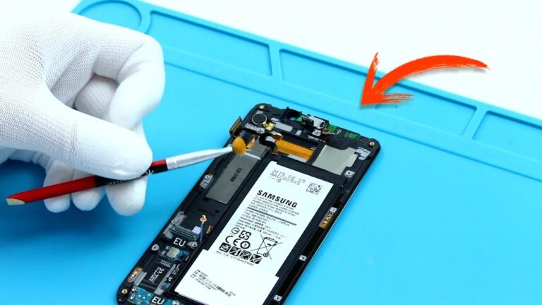 Reparación eficiente de dispositivos Samsung mojados